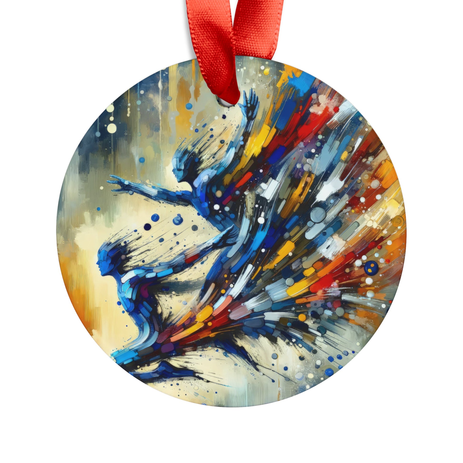 Empowering Mastery Cascade Acrylic Ornament with Ribbon - ATUH.ART