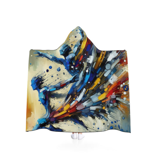 Empowering Mastery Cascade Hooded Blanket - ATUH.ART