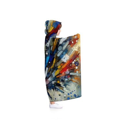 Empowering Mastery Cascade Hooded Blanket - ATUH.ART