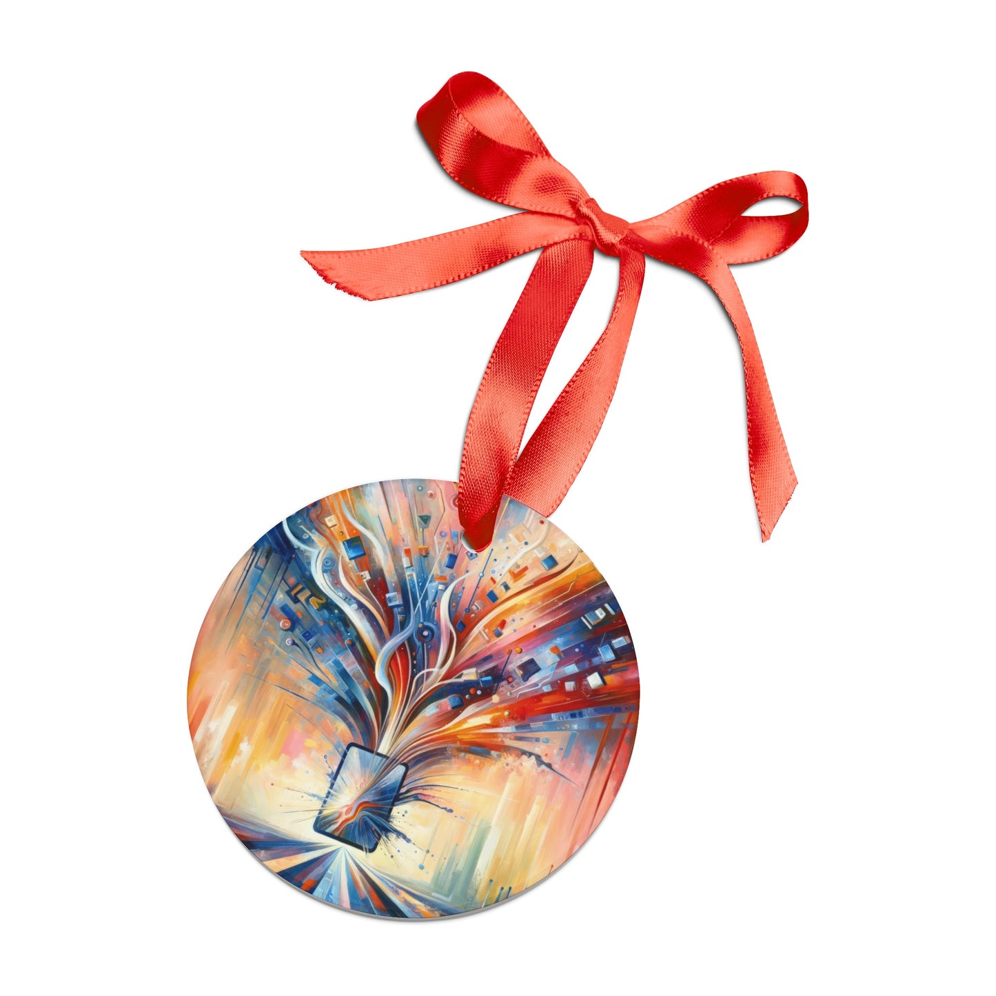 Empowerment Through Technology Acrylic Ornament with Ribbon - ATUH.ART