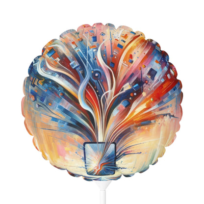 Empowerment Through Technology Balloon (Round and Heart-shaped), 11" - ATUH.ART