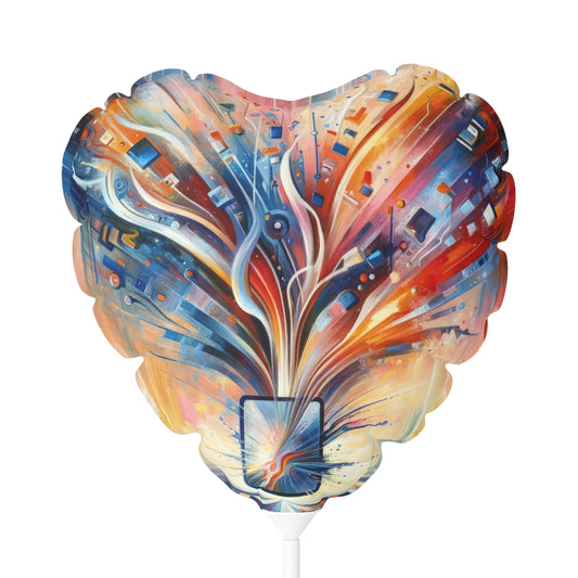 Empowerment Through Technology Balloon (Round and Heart-shaped), 11" - ATUH.ART