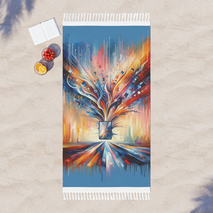 Empowerment Through Technology Boho Beach Cloth - ATUH.ART