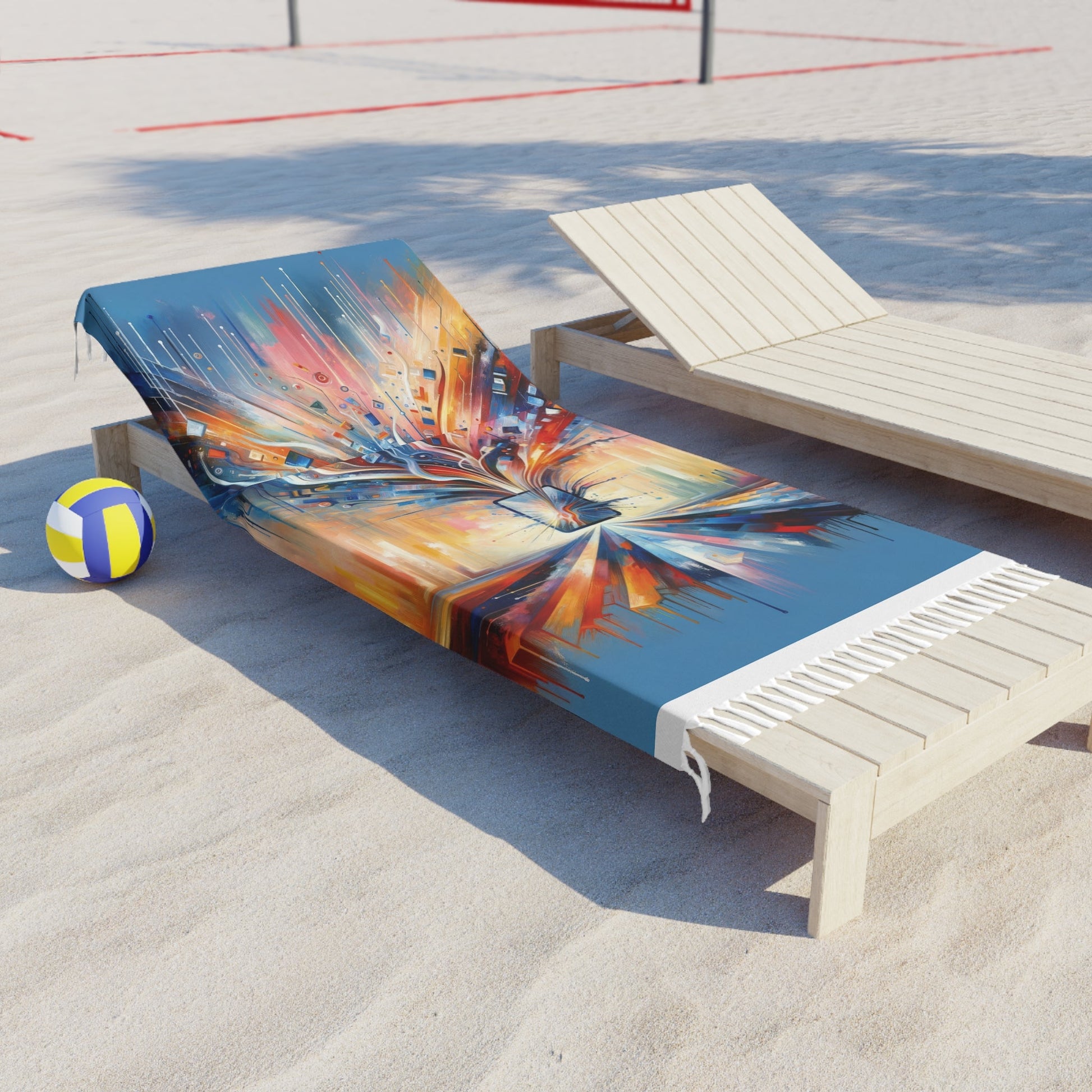 Empowerment Through Technology Boho Beach Cloth - ATUH.ART