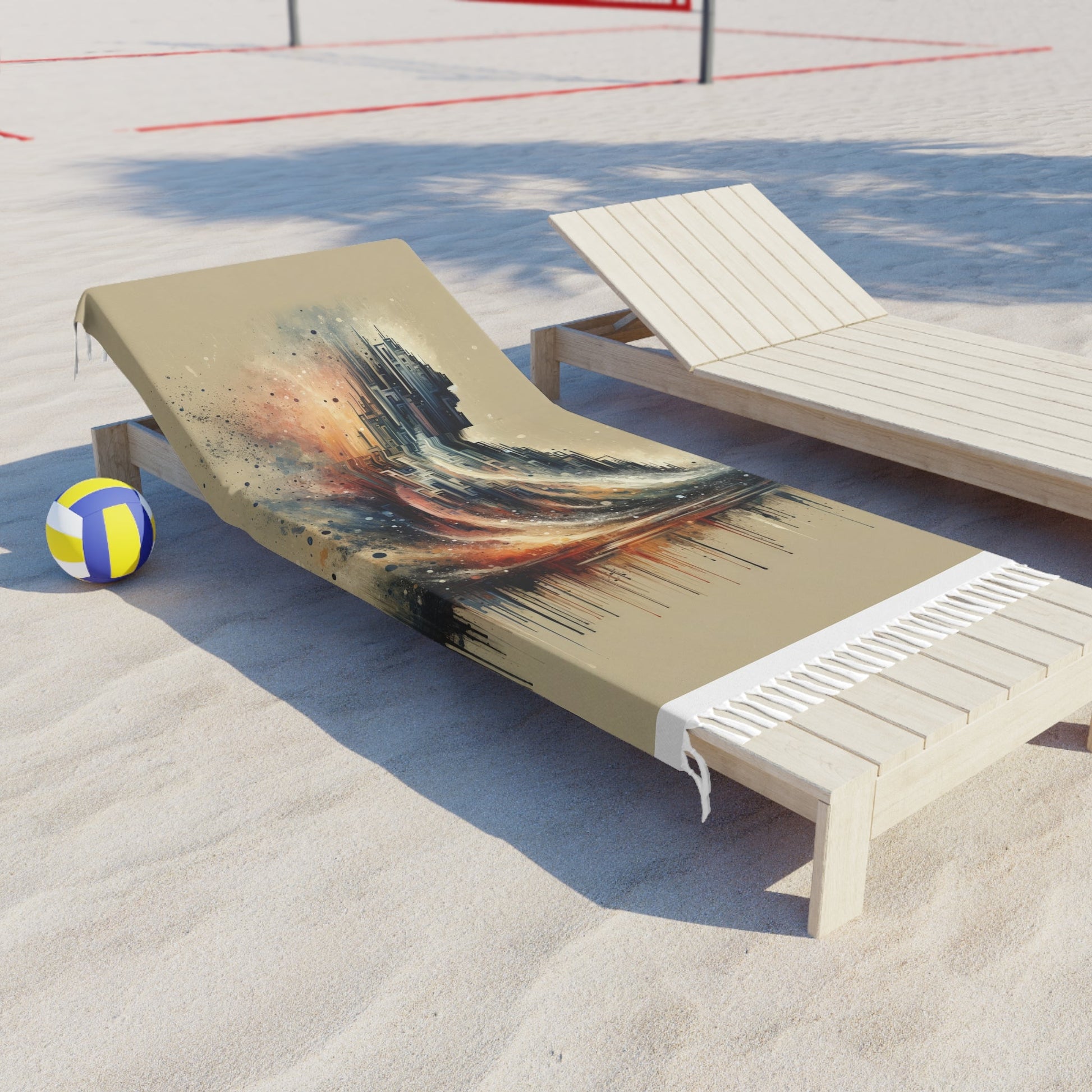 Enduring Echoes Resonance Boho Beach Cloth - ATUH.ART