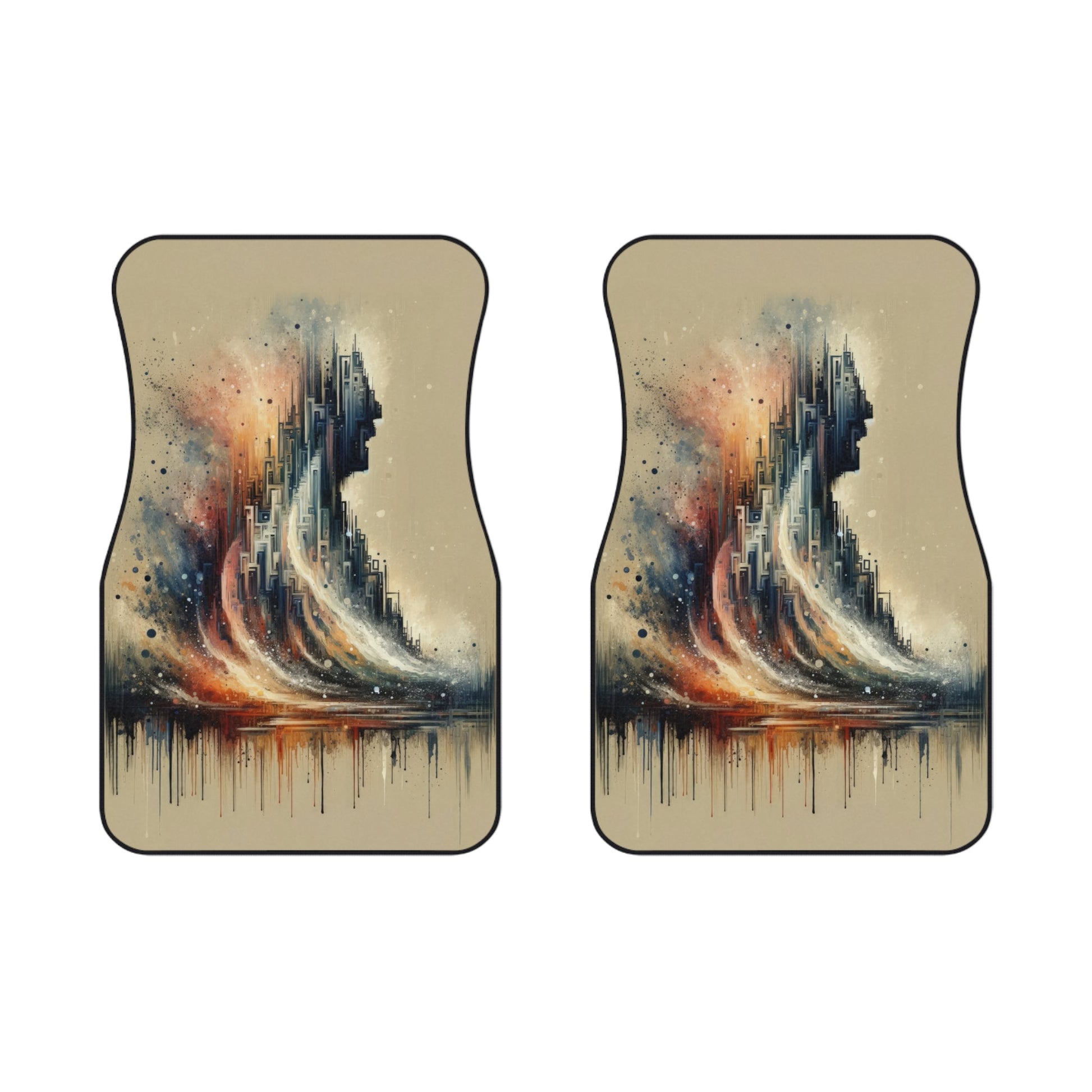 Enduring Echoes Resonance Car Mats (2x Front) - ATUH.ART