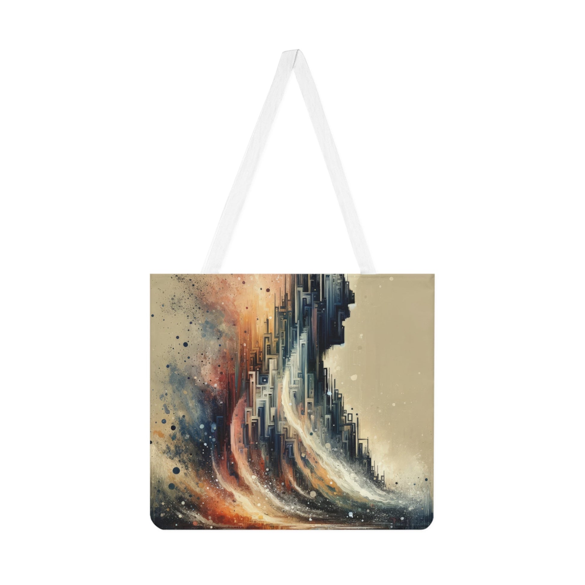 Enduring Echoes Resonance Shoulder Tote Bag (AOP) - ATUH.ART