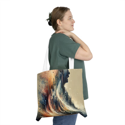 Enduring Echoes Resonance Shoulder Tote Bag (AOP) - ATUH.ART