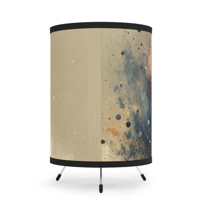 Enduring Echoes Resonance Tripod Lamp with High-Res Printed Shade, US\CA plug - ATUH.ART