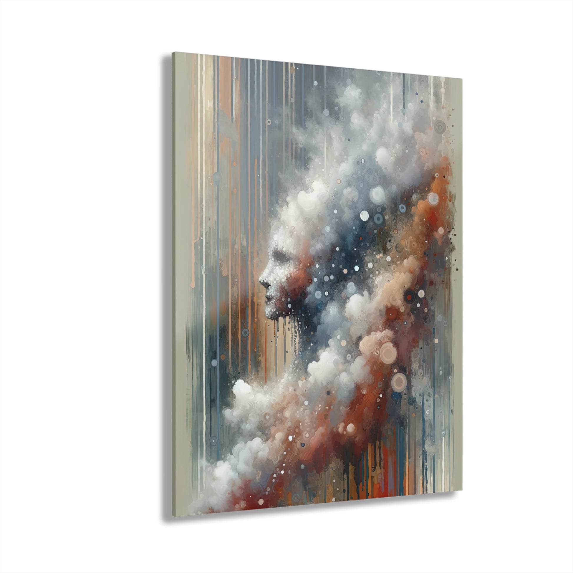 Ephemeral Hour Residue Acrylic Prints (French Cleat Hanging) - ATUH.ART
