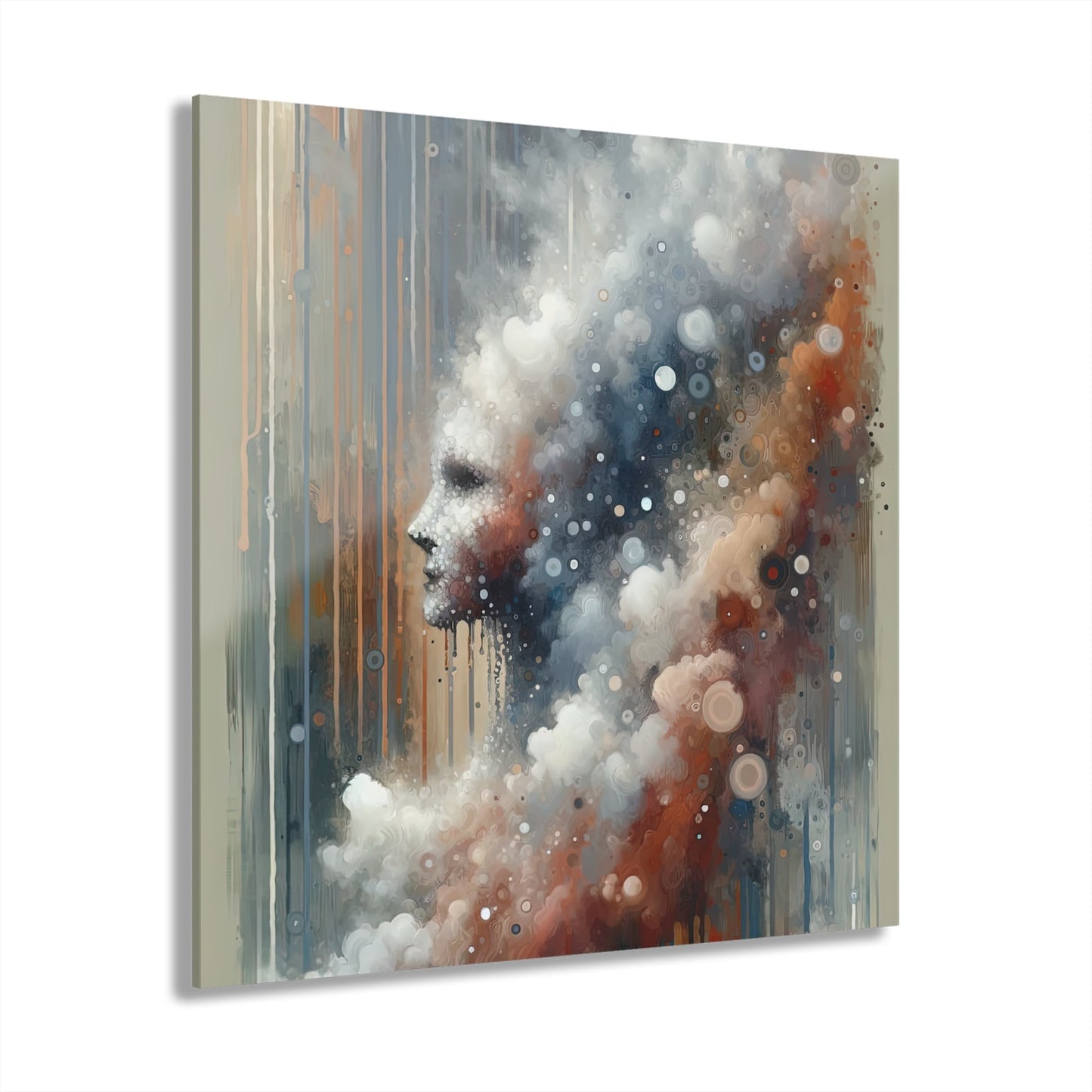 Ephemeral Hour Residue Acrylic Prints (French Cleat Hanging) - ATUH.ART