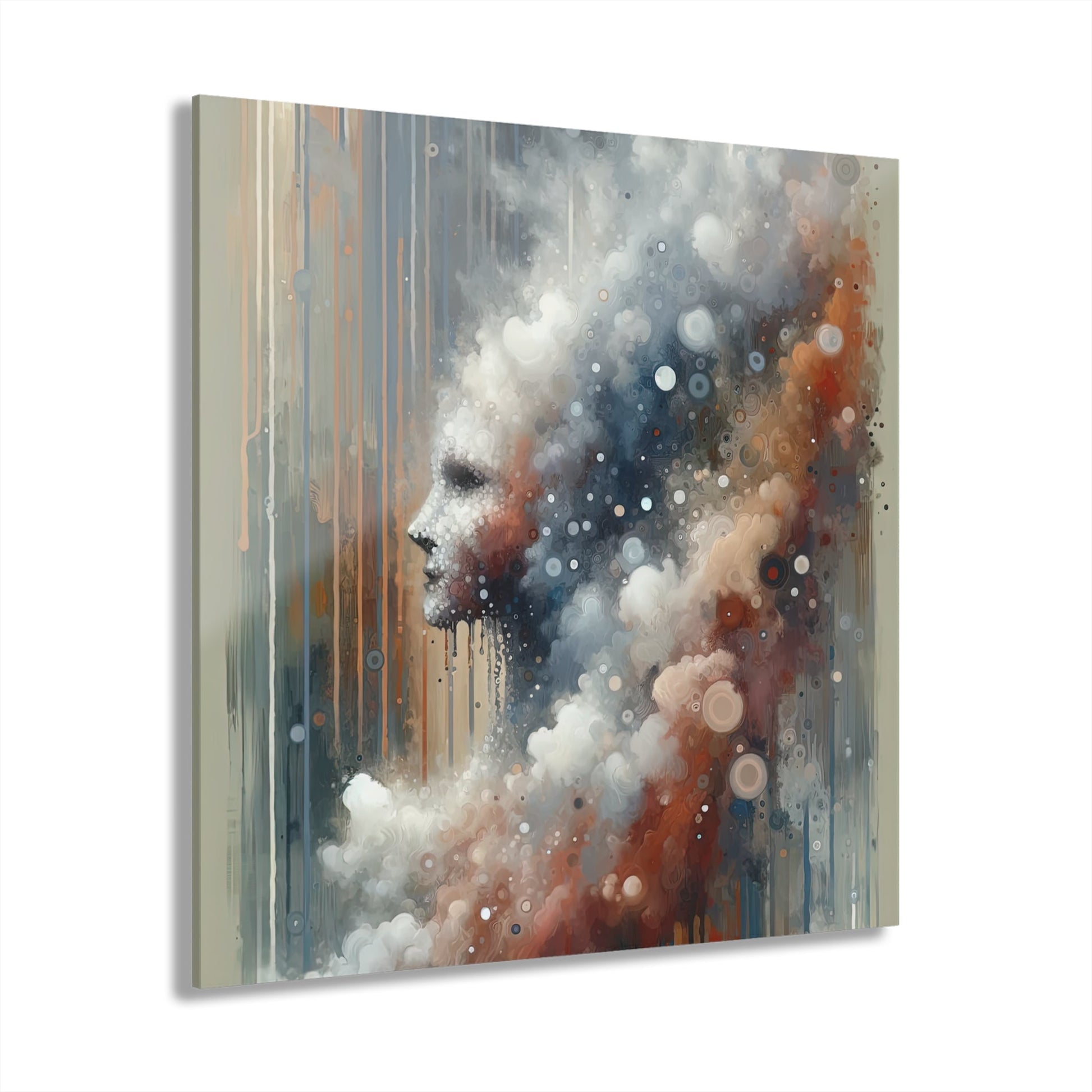 Ephemeral Hour Residue Acrylic Prints (French Cleat Hanging) - ATUH.ART