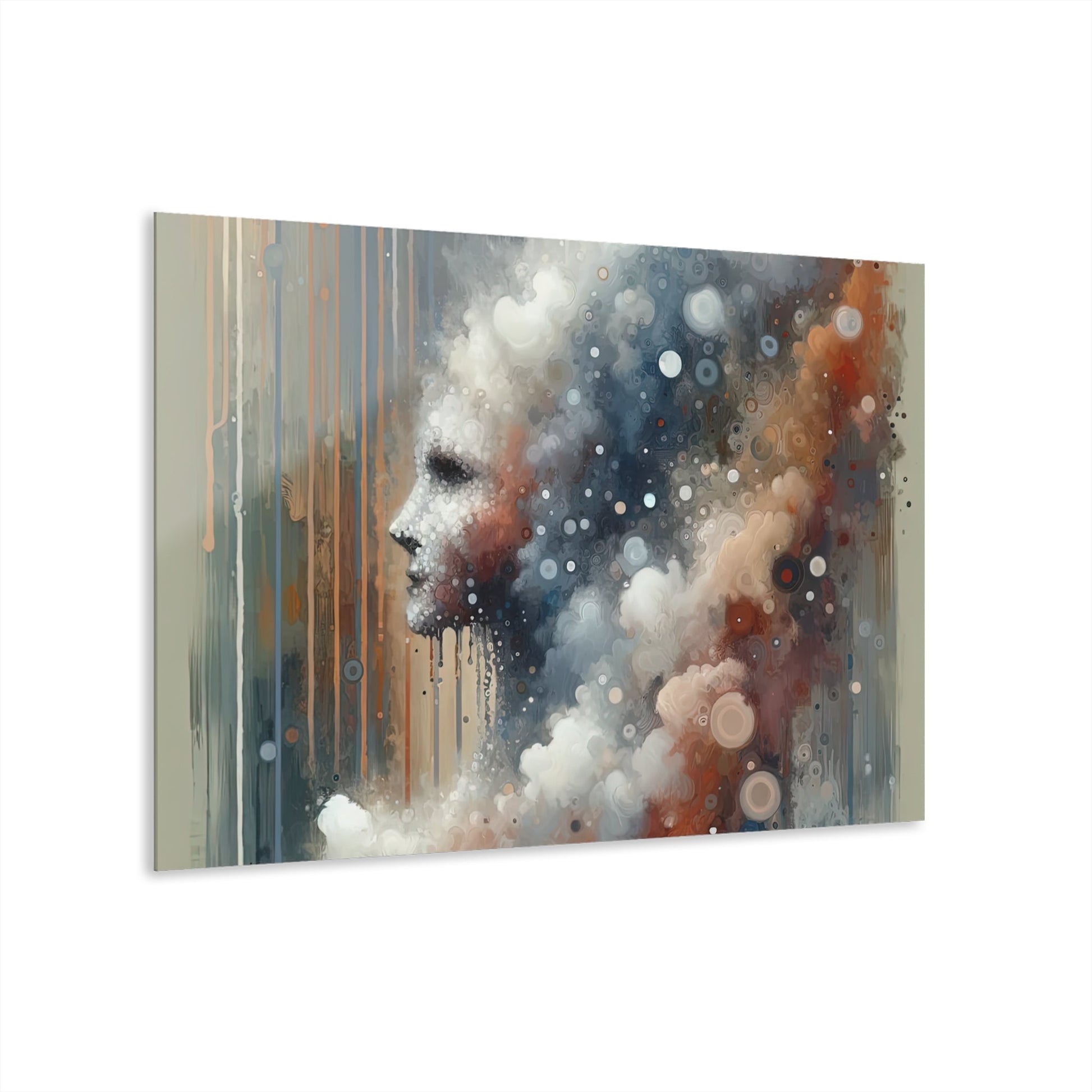 Ephemeral Hour Residue Acrylic Prints (French Cleat Hanging) - ATUH.ART