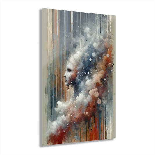 Ephemeral Hour Residue Acrylic Prints (French Cleat Hanging) - ATUH.ART