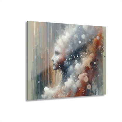 Ephemeral Hour Residue Acrylic Prints (French Cleat Hanging) - ATUH.ART
