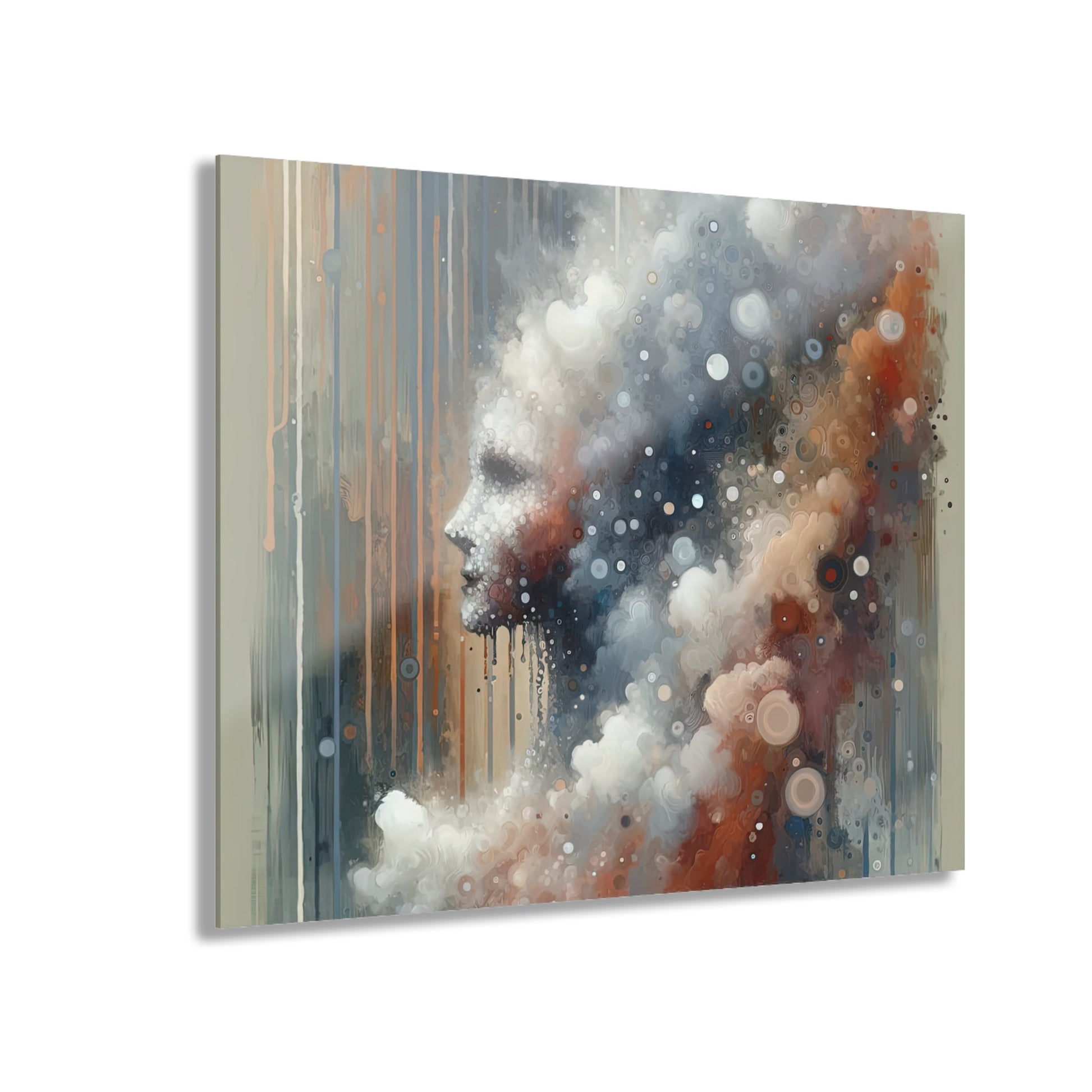 Ephemeral Hour Residue Acrylic Prints (French Cleat Hanging) - ATUH.ART
