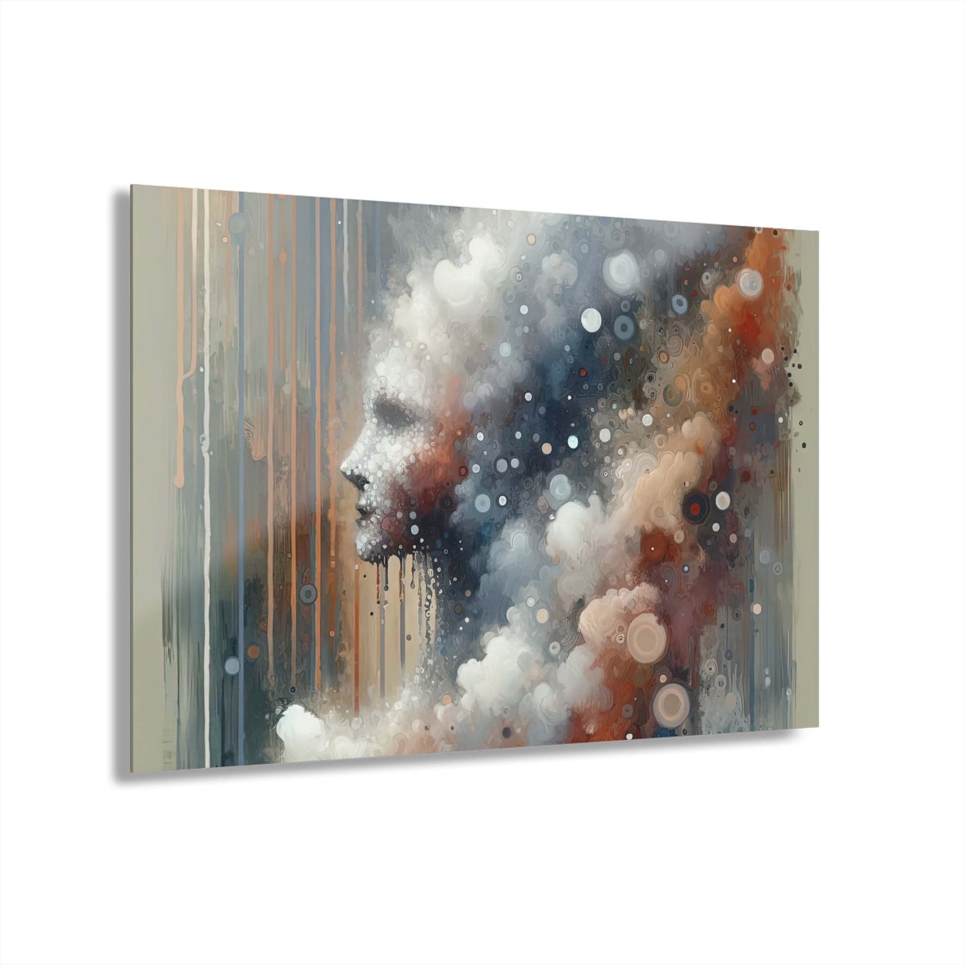 Ephemeral Hour Residue Acrylic Prints (French Cleat Hanging) - ATUH.ART