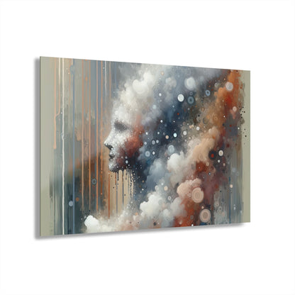 Ephemeral Hour Residue Acrylic Prints (French Cleat Hanging) - ATUH.ART