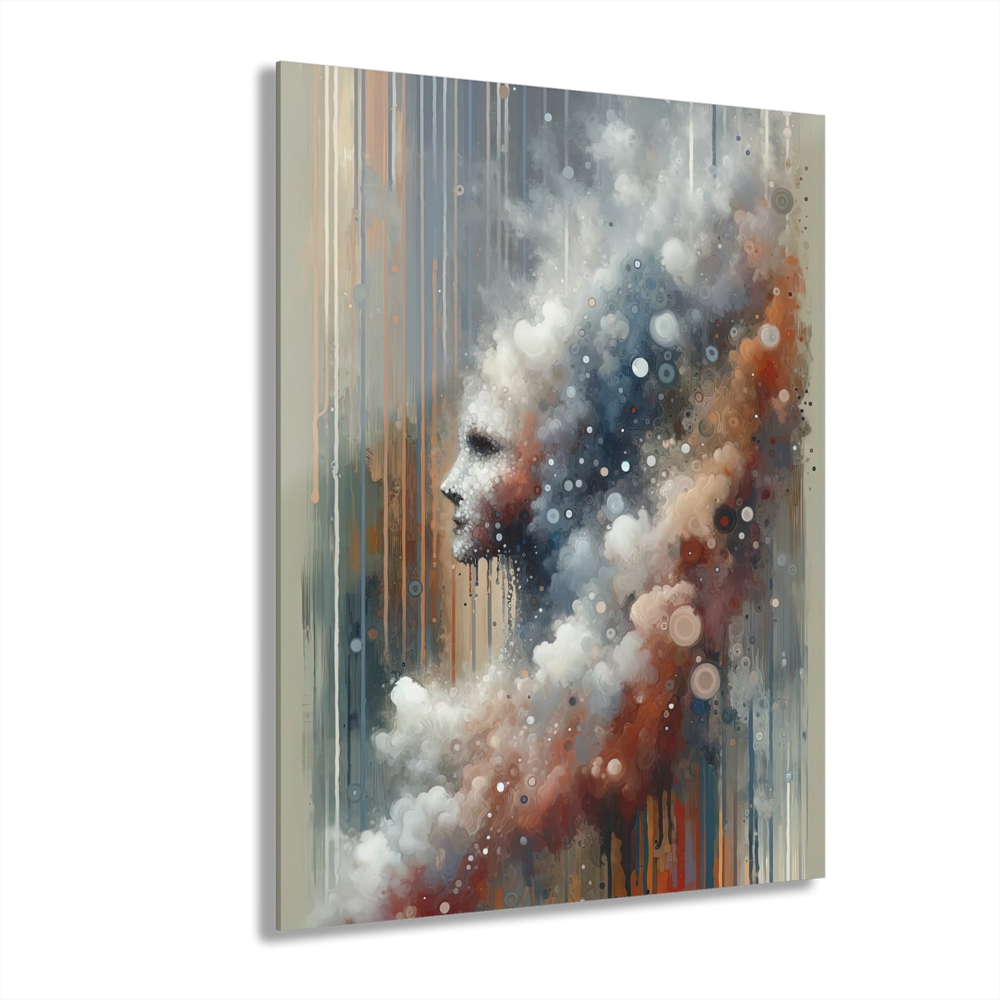 Ephemeral Hour Residue Acrylic Prints (French Cleat Hanging) - ATUH.ART
