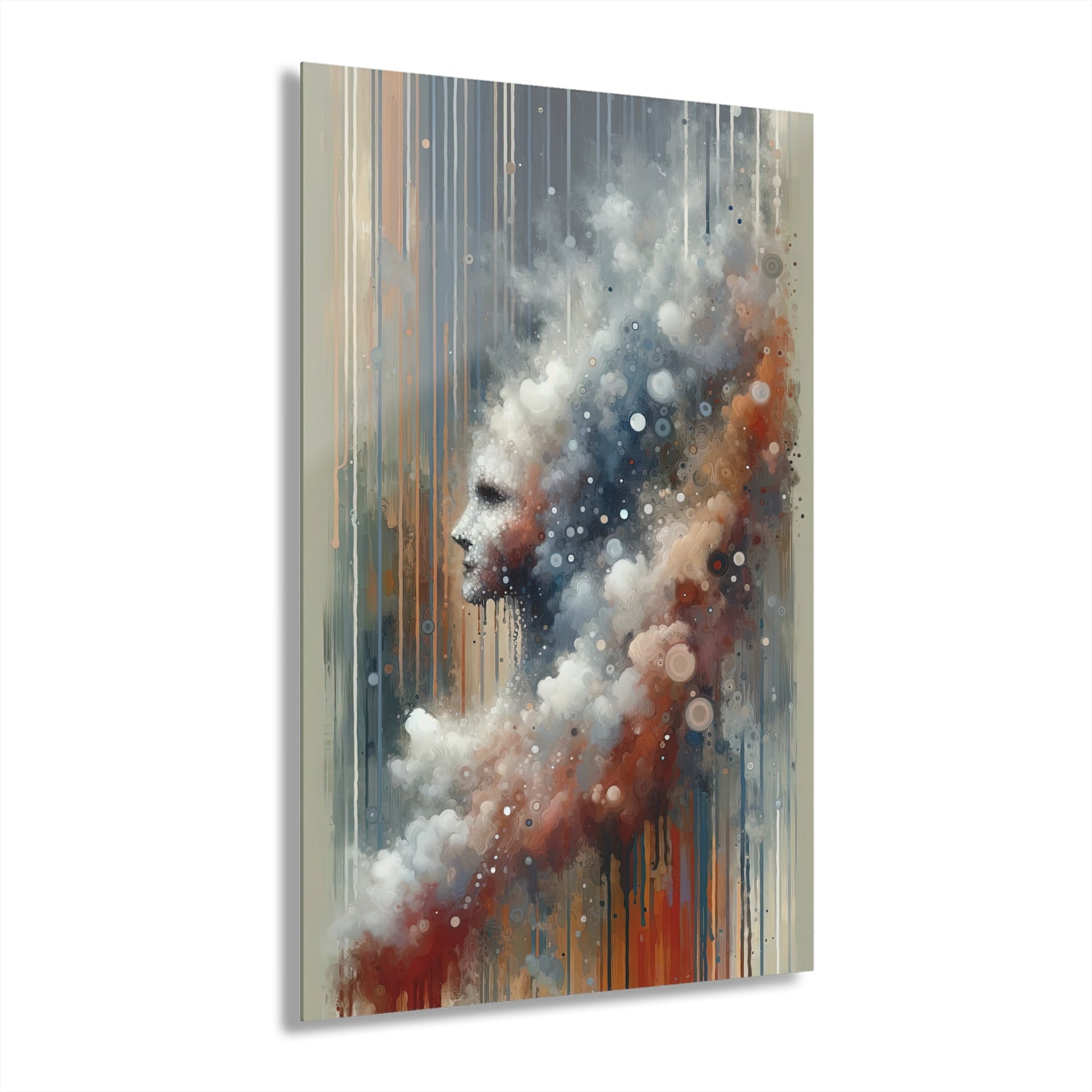 Ephemeral Hour Residue Acrylic Prints (French Cleat Hanging) - ATUH.ART