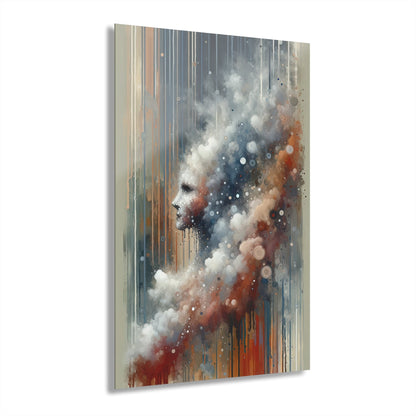 Ephemeral Hour Residue Acrylic Prints (French Cleat Hanging) - ATUH.ART