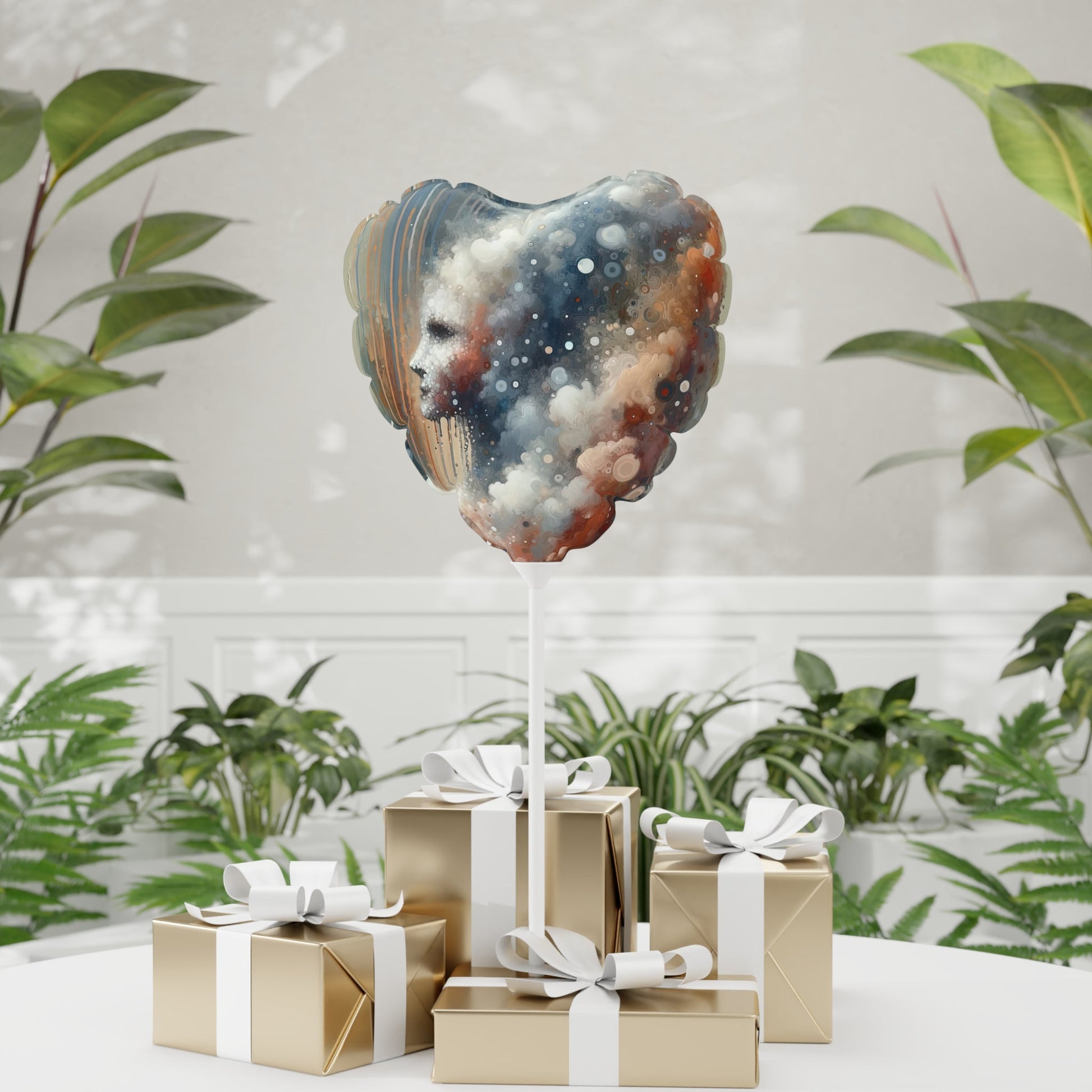 Ephemeral Hour Residue Balloon (Round and Heart-shaped), 11" - ATUH.ART