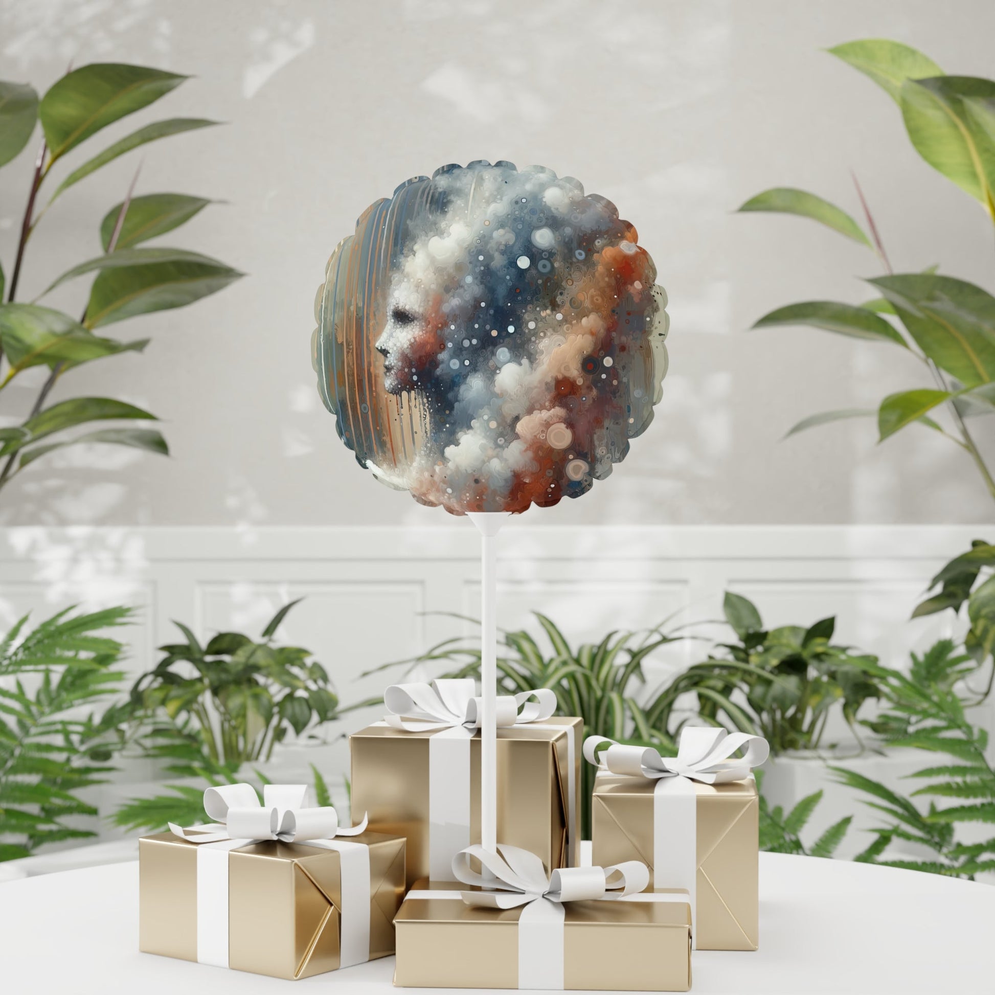 Ephemeral Hour Residue Balloon (Round and Heart-shaped), 11" - ATUH.ART