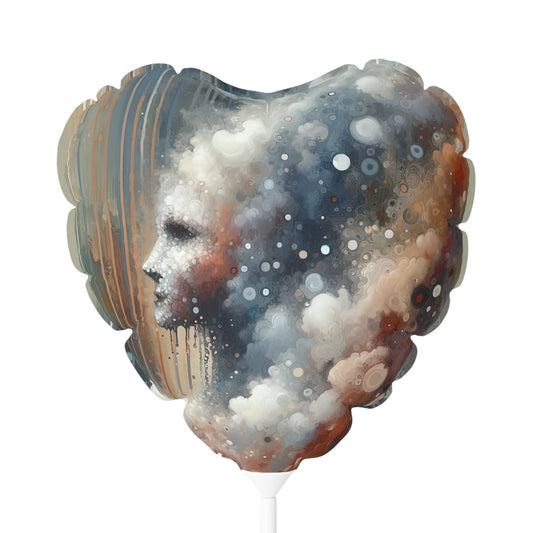 Ephemeral Hour Residue Balloon (Round and Heart-shaped), 11" - ATUH.ART