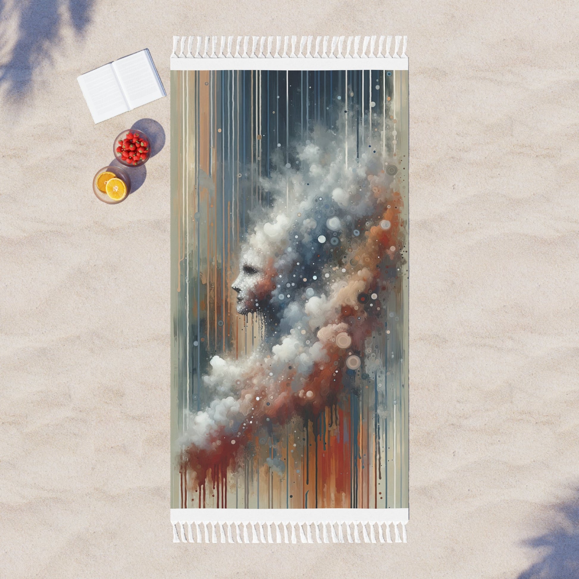 Ephemeral Hour Residue Boho Beach Cloth - ATUH.ART
