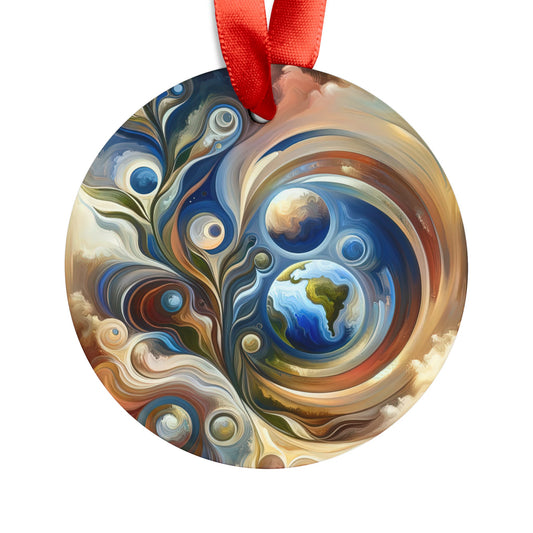 Esoteric Nurturing Gaia Acrylic Ornament with Ribbon - ATUH.ART