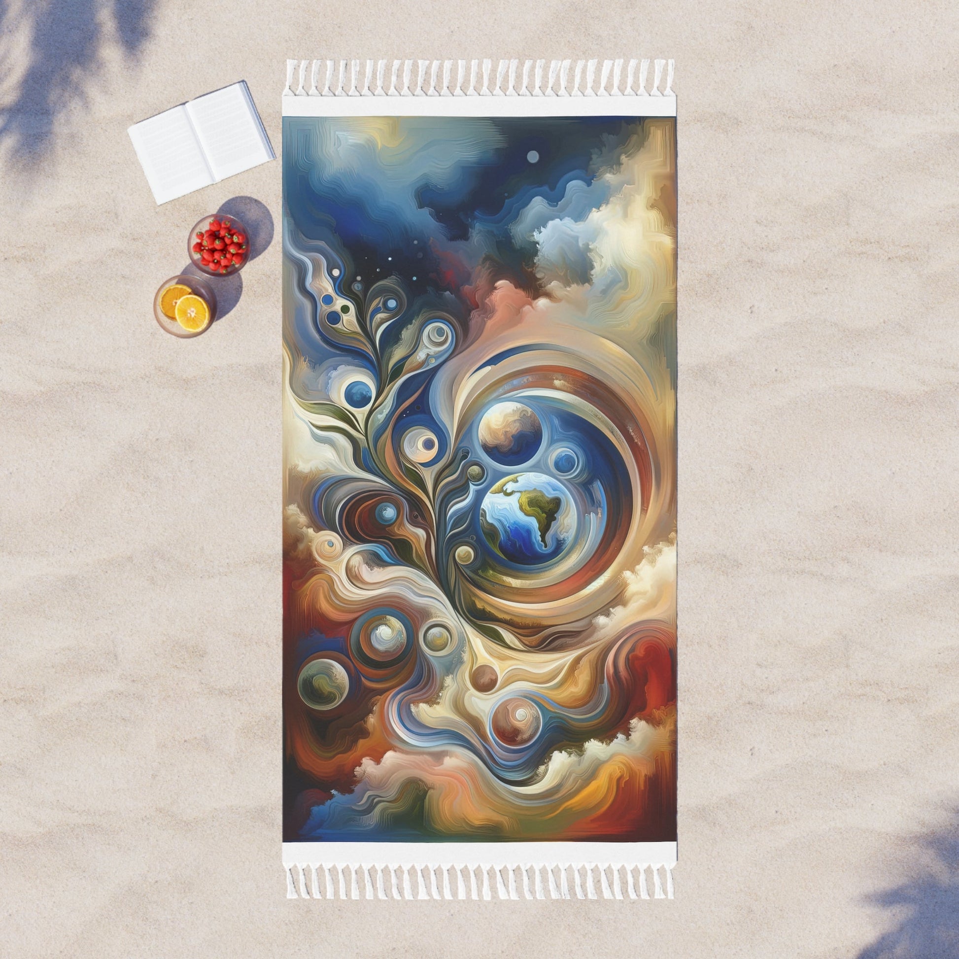 Esoteric Nurturing Gaia Boho Beach Cloth - ATUH.ART
