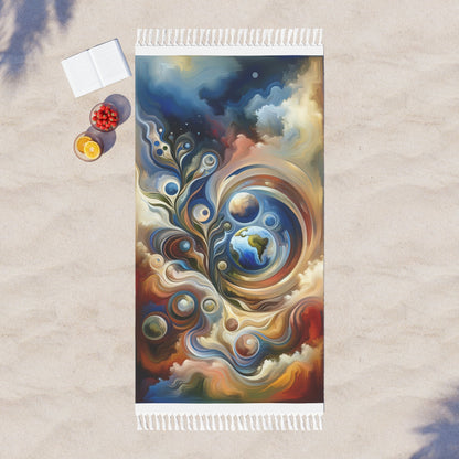 Esoteric Nurturing Gaia Boho Beach Cloth - ATUH.ART