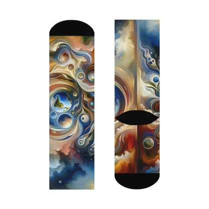 Esoteric Nurturing Gaia Cushioned Crew Socks - ATUH.ART