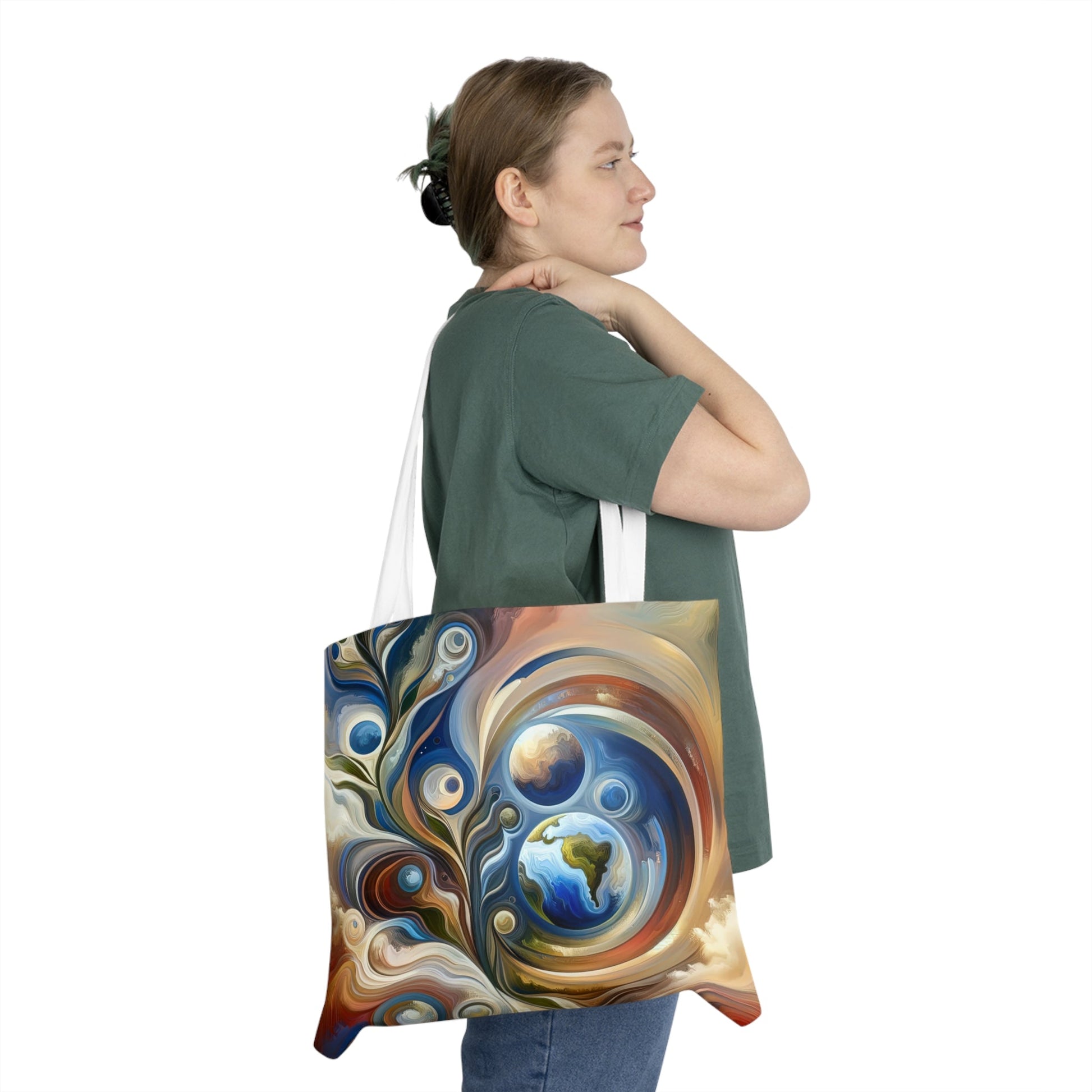 Esoteric Nurturing Gaia Shoulder Tote Bag (AOP) - ATUH.ART