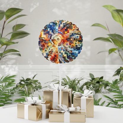 Essence Kaleidoscope Tapestry Balloon (Round and Heart-shaped), 11" - ATUH.ART
