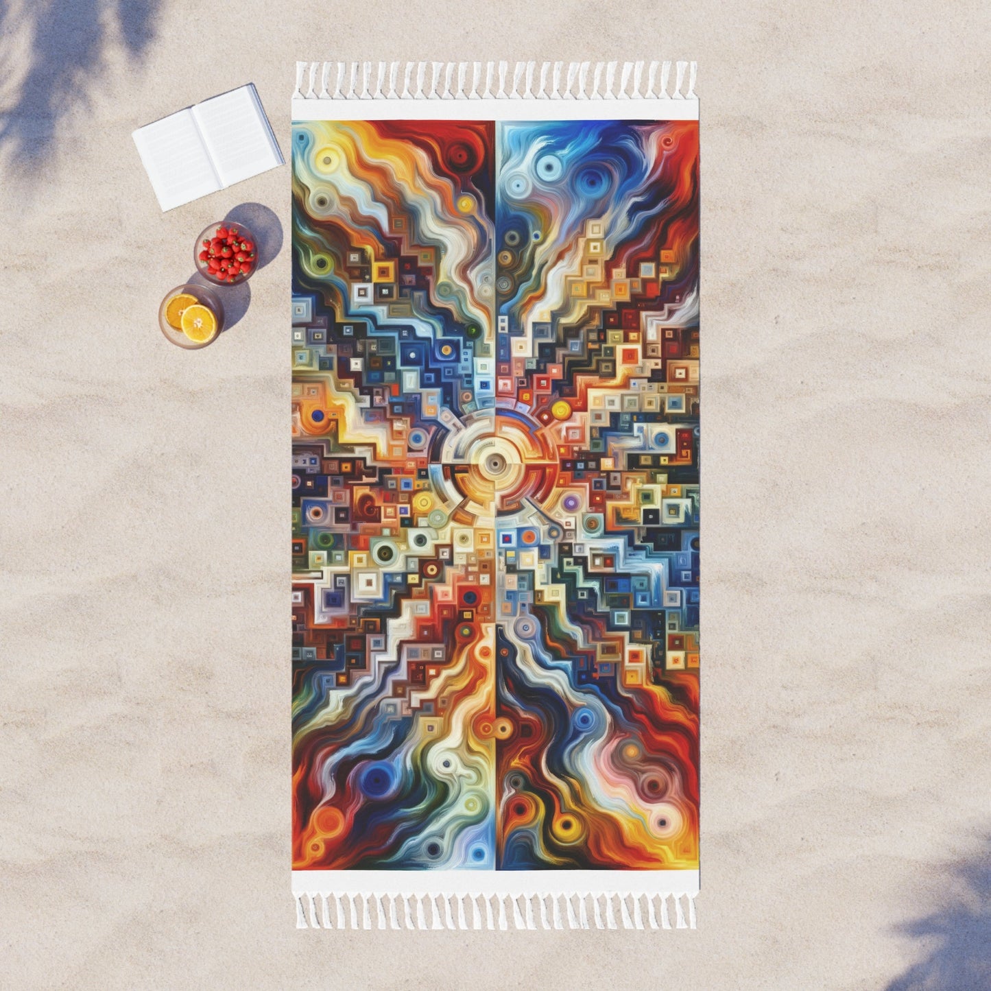 Essence Kaleidoscope Tapestry Boho Beach Cloth - ATUH.ART