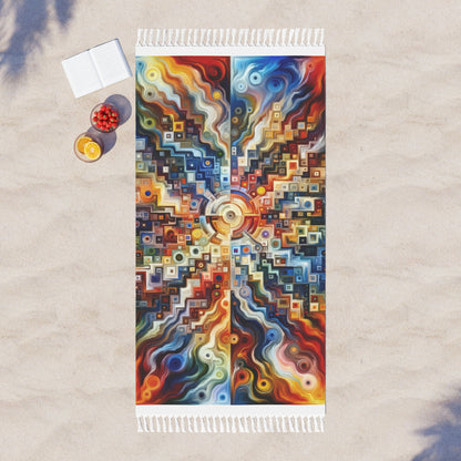 Essence Kaleidoscope Tapestry Boho Beach Cloth - ATUH.ART