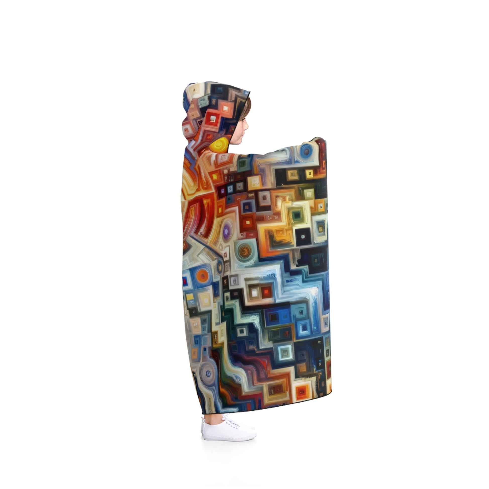 Essence Kaleidoscope Tapestry Hooded Blanket - ATUH.ART
