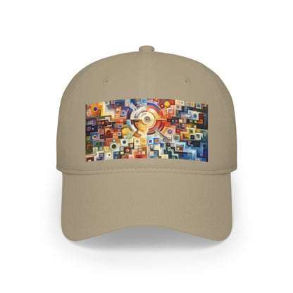 Essence Kaleidoscope Tapestry Low Profile Baseball Cap - ATUH.ART