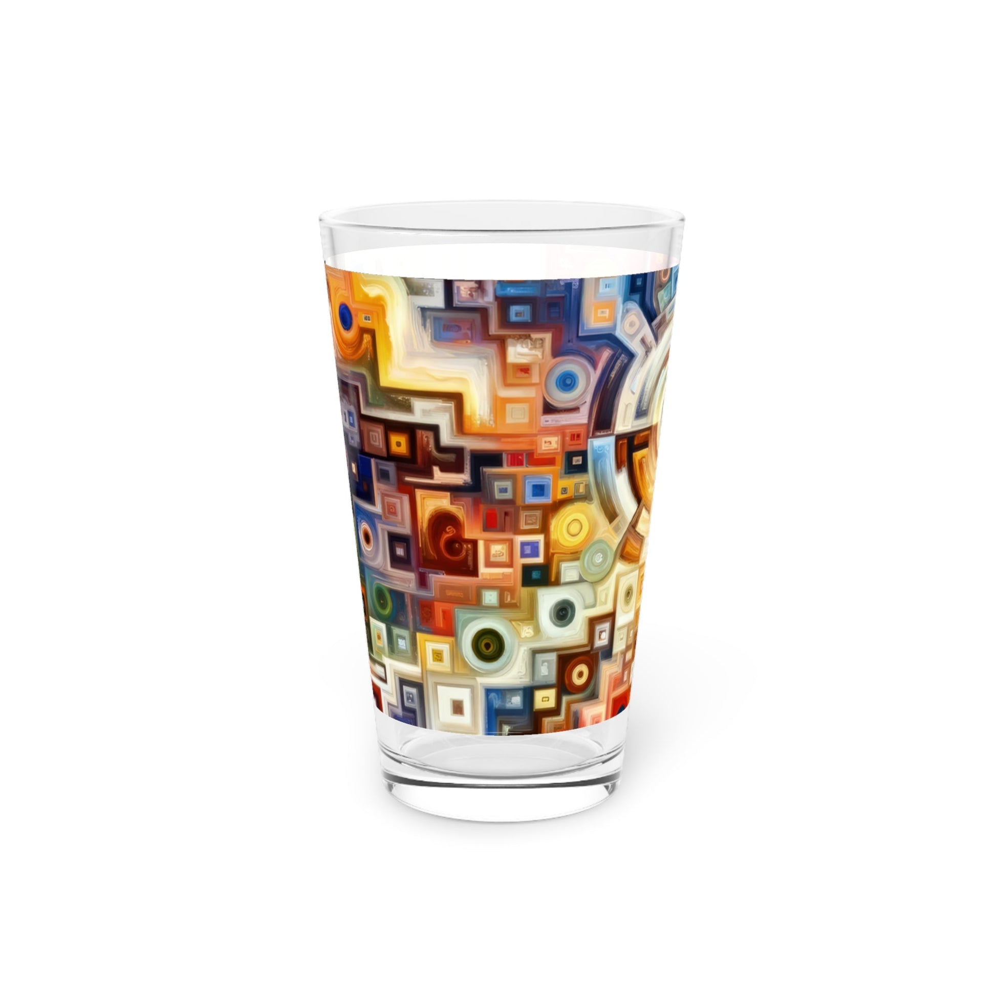 Essence Kaleidoscope Tapestry Pint Glass, 16oz - ATUH.ART