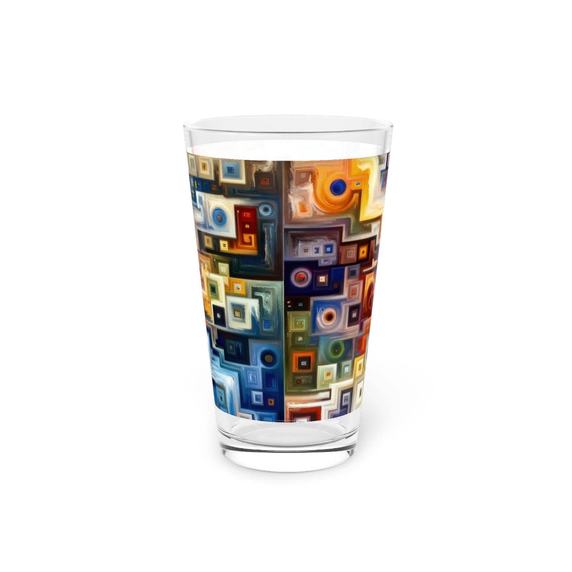 Essence Kaleidoscope Tapestry Pint Glass, 16oz - ATUH.ART