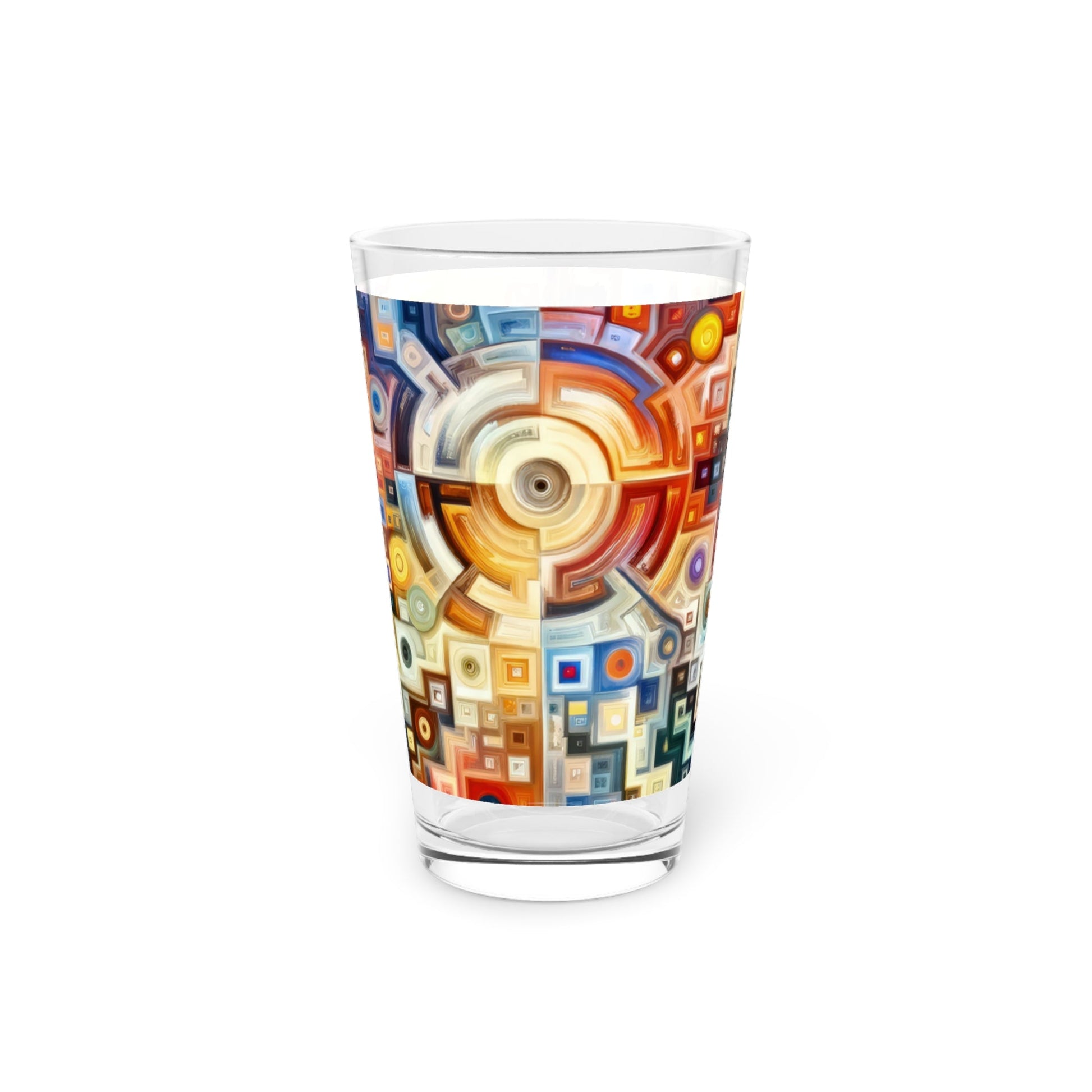 Essence Kaleidoscope Tapestry Pint Glass, 16oz - ATUH.ART