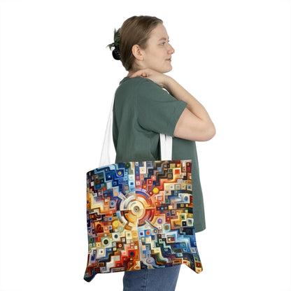 Essence Kaleidoscope Tapestry Shoulder Tote Bag (AOP) - ATUH.ART