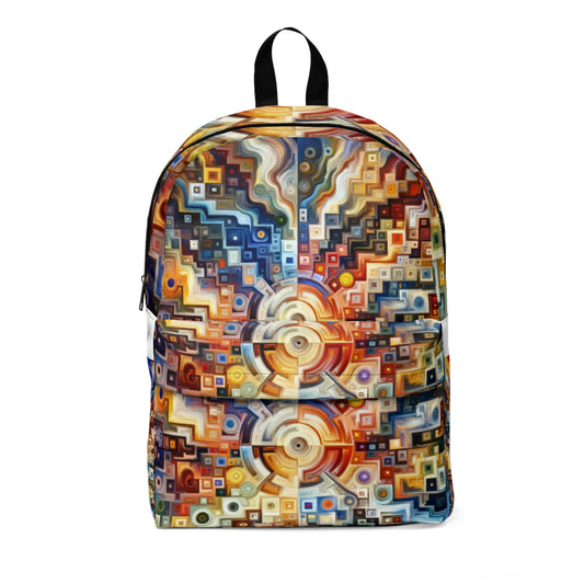 Essence Kaleidoscope Tapestry Unisex Classic Backpack - ATUH.ART