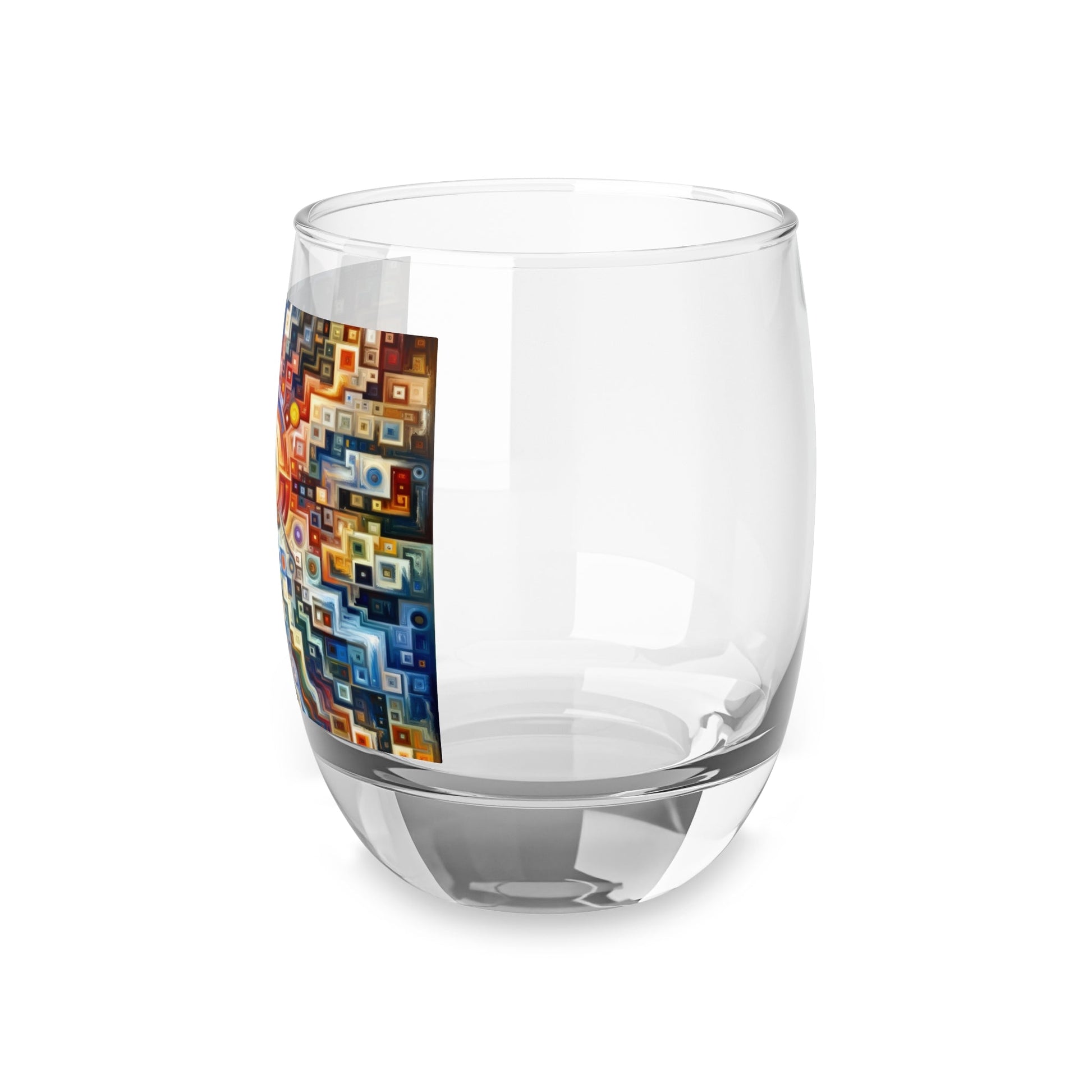 Essence Kaleidoscope Tapestry Whiskey Glass - ATUH.ART