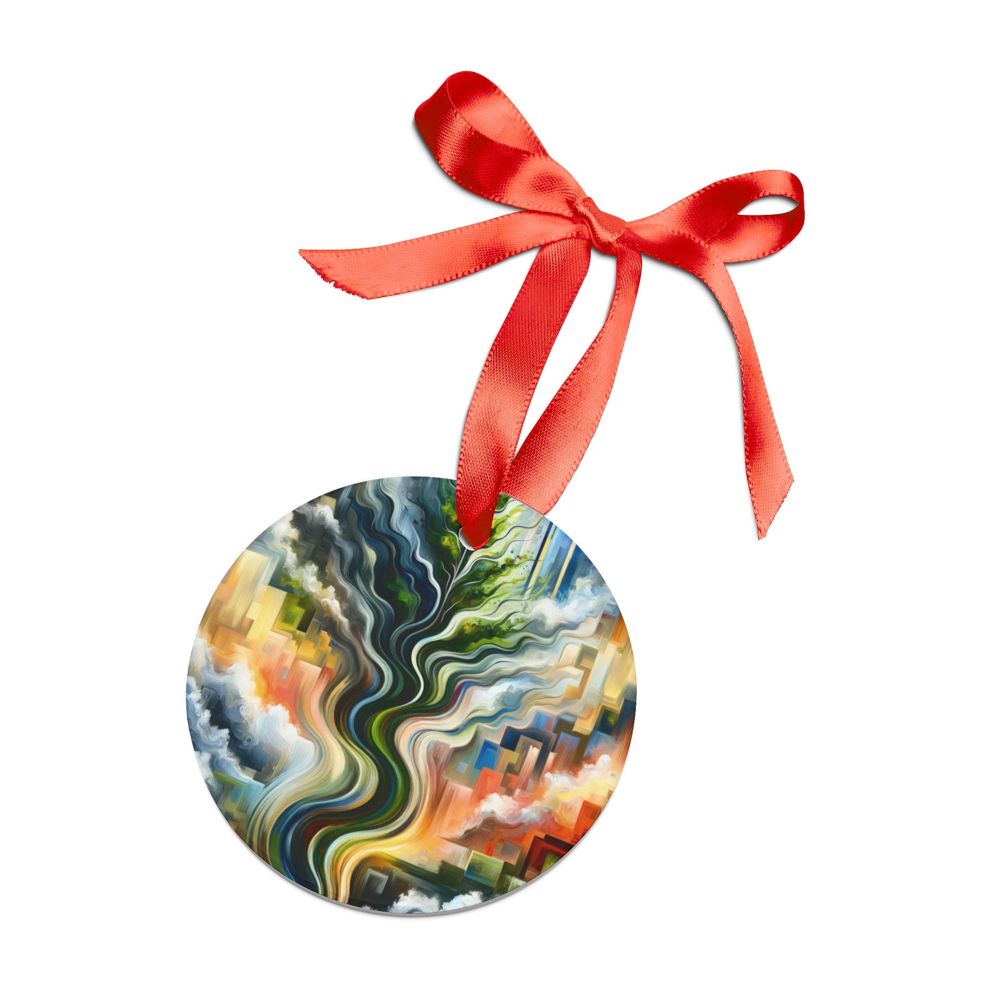 Eternal Digital Contrast Acrylic Ornament with Ribbon - ATUH.ART
