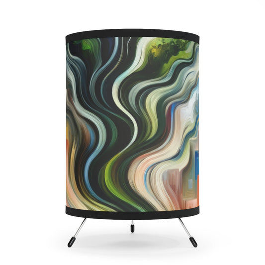 Eternal Digital Contrast Tripod Lamp with High-Res Printed Shade, US\CA plug - ATUH.ART