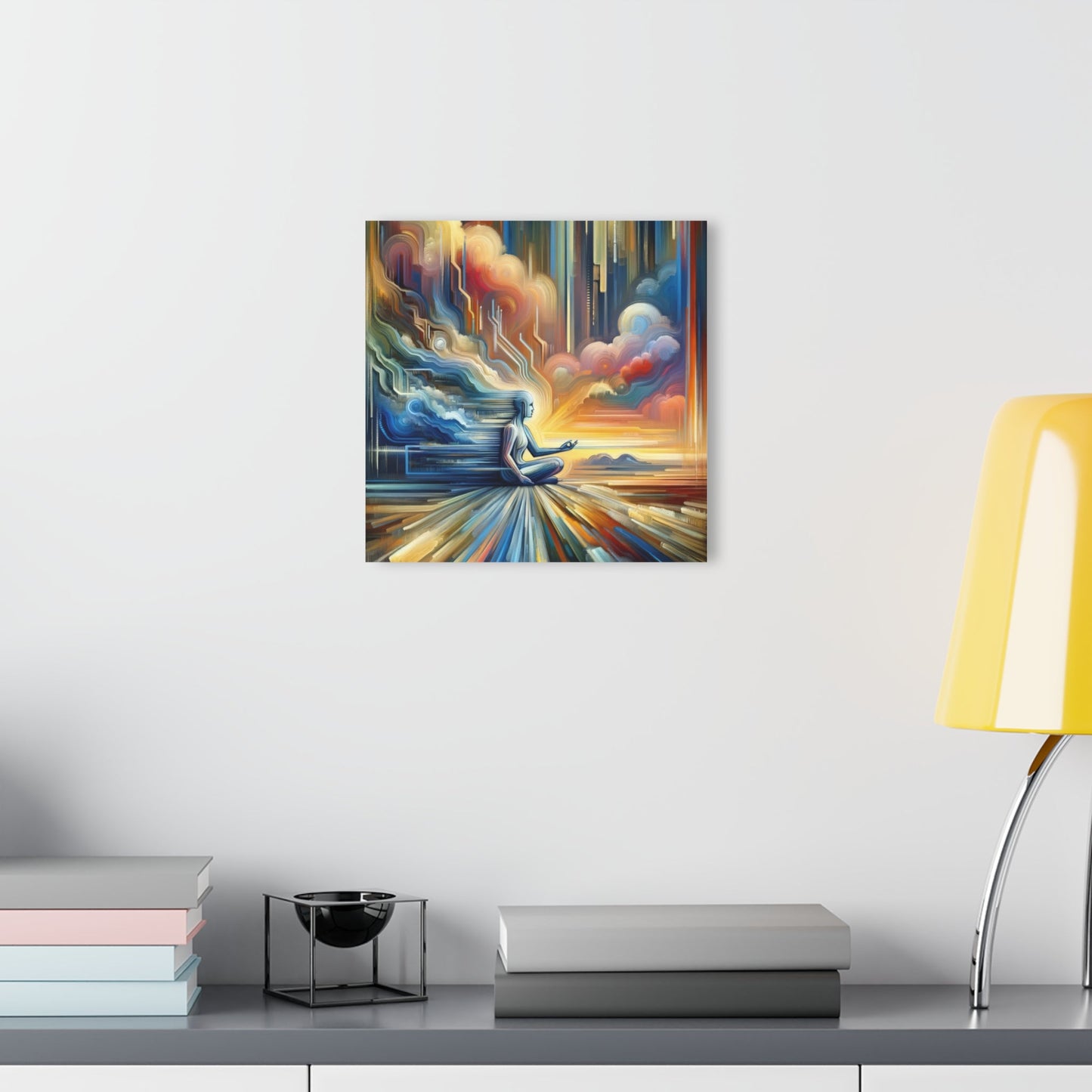 Eternal Digital Meditation Acrylic Prints (French Cleat Hanging) - ATUH.ART