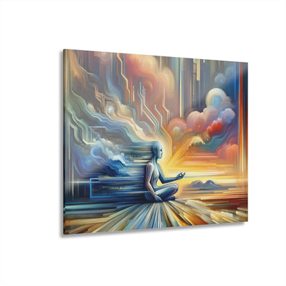 Eternal Digital Meditation Acrylic Prints (French Cleat Hanging) - ATUH.ART