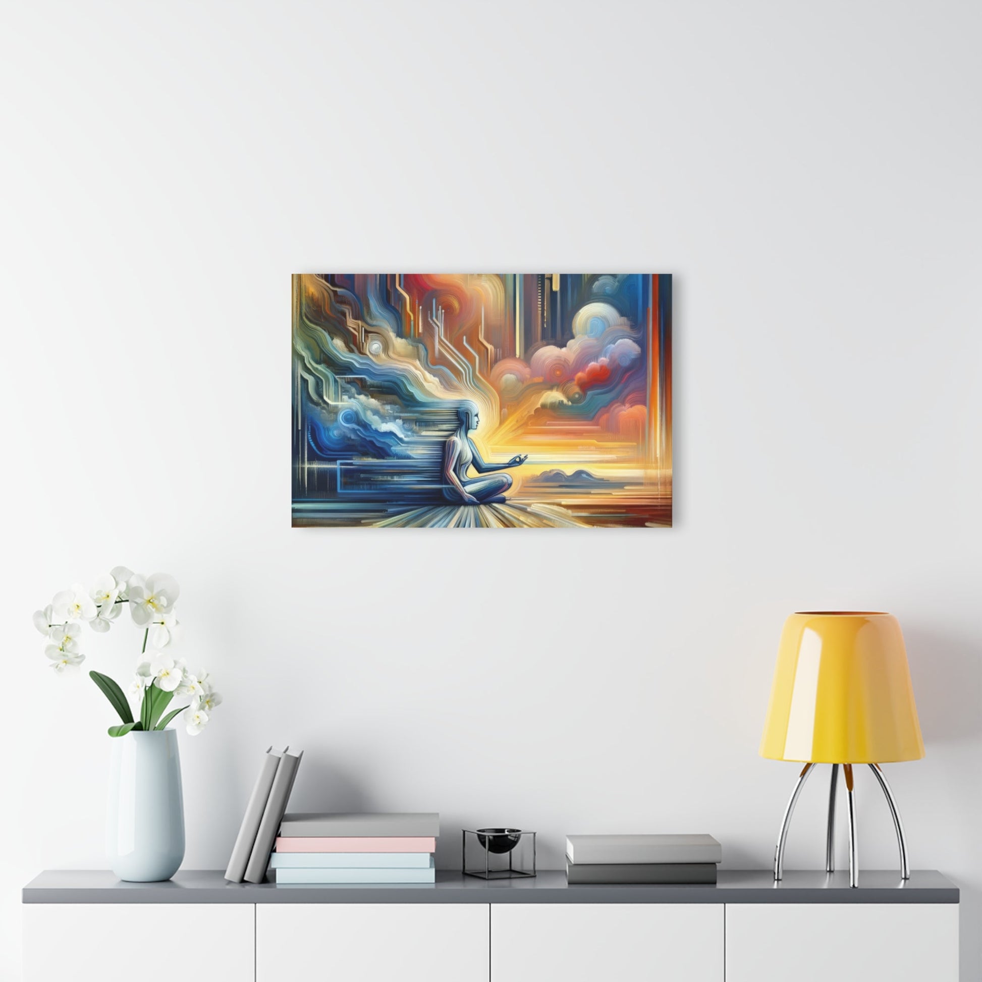 Eternal Digital Meditation Acrylic Prints (French Cleat Hanging) - ATUH.ART